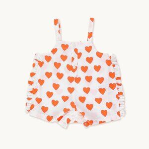 Tinycottons Hearts Onesie, 12 mo. NWOT